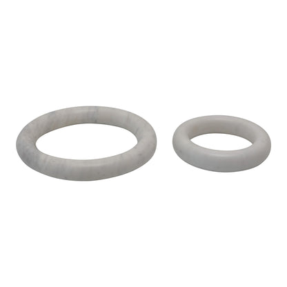 Creative Co-Op Marble Trivets for Dining Table, Set of 2