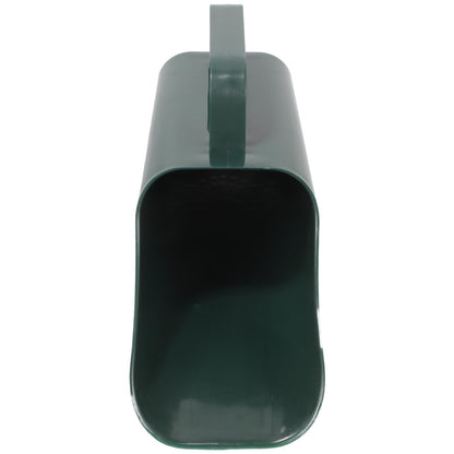 GAROZATION Multifunctional Garden Soil Scoop Shovel for Planting and Bonsai Portable Hand Soil Scooper with Large Military Green Plastic Bucket Suitable for Potting