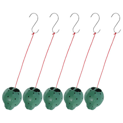 Luxshiny 5pcs Multi-Hole Hanging Strawberry Planters for Succulents and Flowers, Plastic Garden Pots with Side Openings, Suitable for Indoor and Outdoor Seed Starting and Hanging Plants