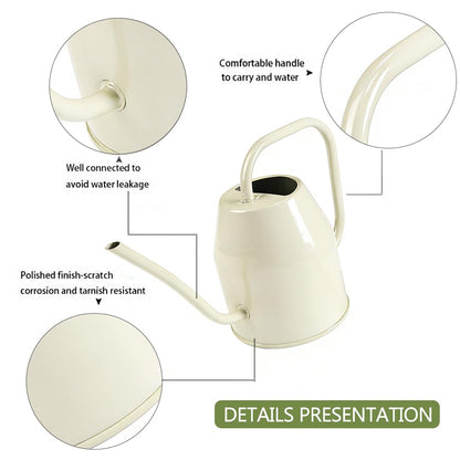35 oz/1000 ml Metal Indoor Small Watering Can with Long Spout for House Plants Decorative, 12 oz/360 ml Glass Plant Mister Spray Bottle for Bonsai Garden Flowers
