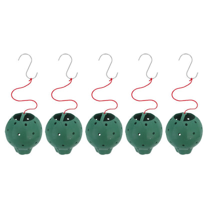 HOODANCOS 5pcs Plastic Strawberry Jar Planters with Side Holes for Succulents and Seed Starting, Multi-Hole Nursery Pots for Indoor Hanging Gardening and Bonsai Growing