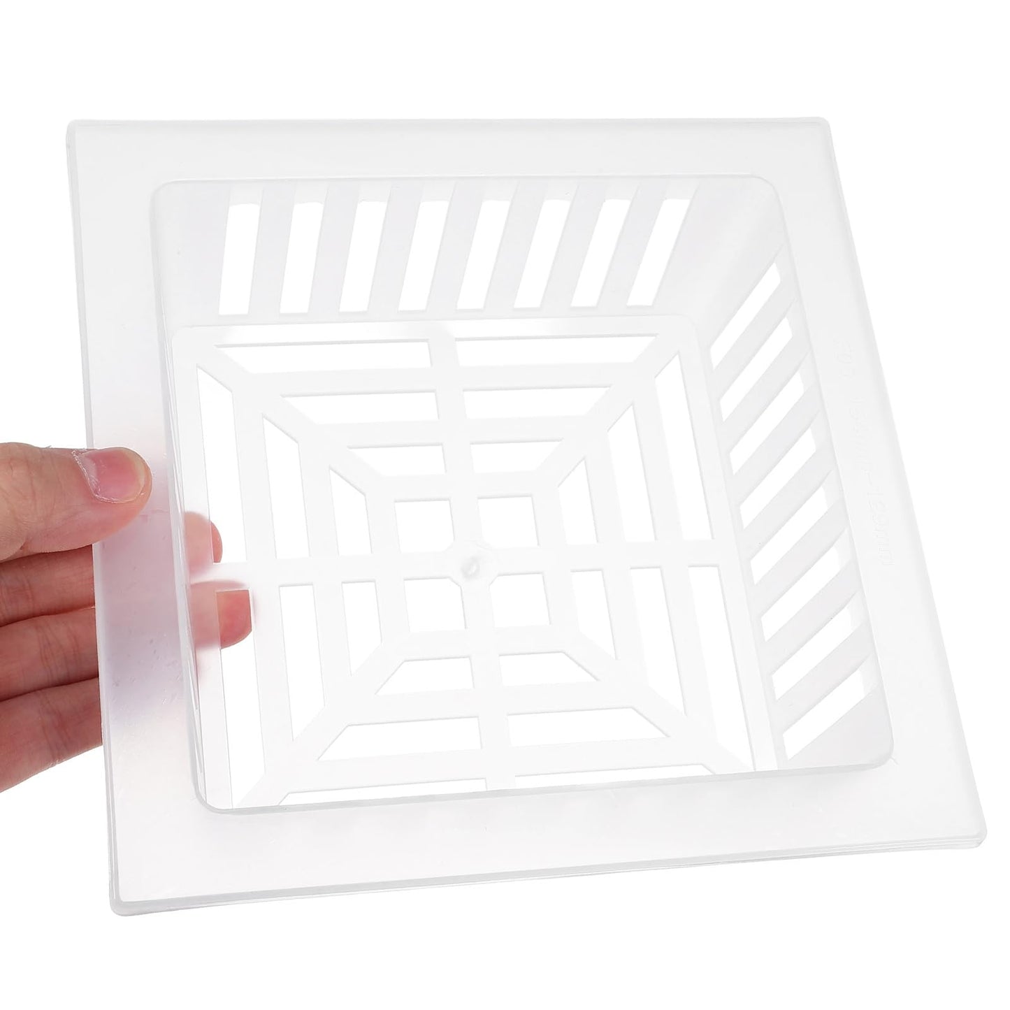 Happyyami 10 Pcs Square Hydroponic Net Pots with Drainage Holes 6.10X6.10X1.88 Inch Mesh Planting Baskets for Vegetables Flowers Home Gardening