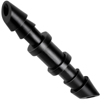 RedChili Drip Irrigation Universal 1/4" Barbed Coupling Fitting, 110 Pieces Drip System Parts Double Barbed Coupler Connectors Fits 1/4-Inch Drip Tubing Irrigation for Drip Line Connection