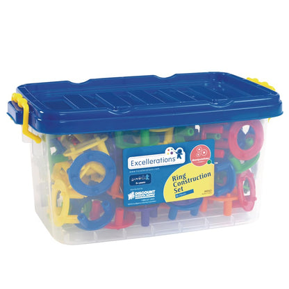 Excellerations Construction Toys, STEM Toys, Blocks, Builders, Connection Educational Toys, Ages 3 Years and up, Preschool Manipulatives for Classroom or Home School Use