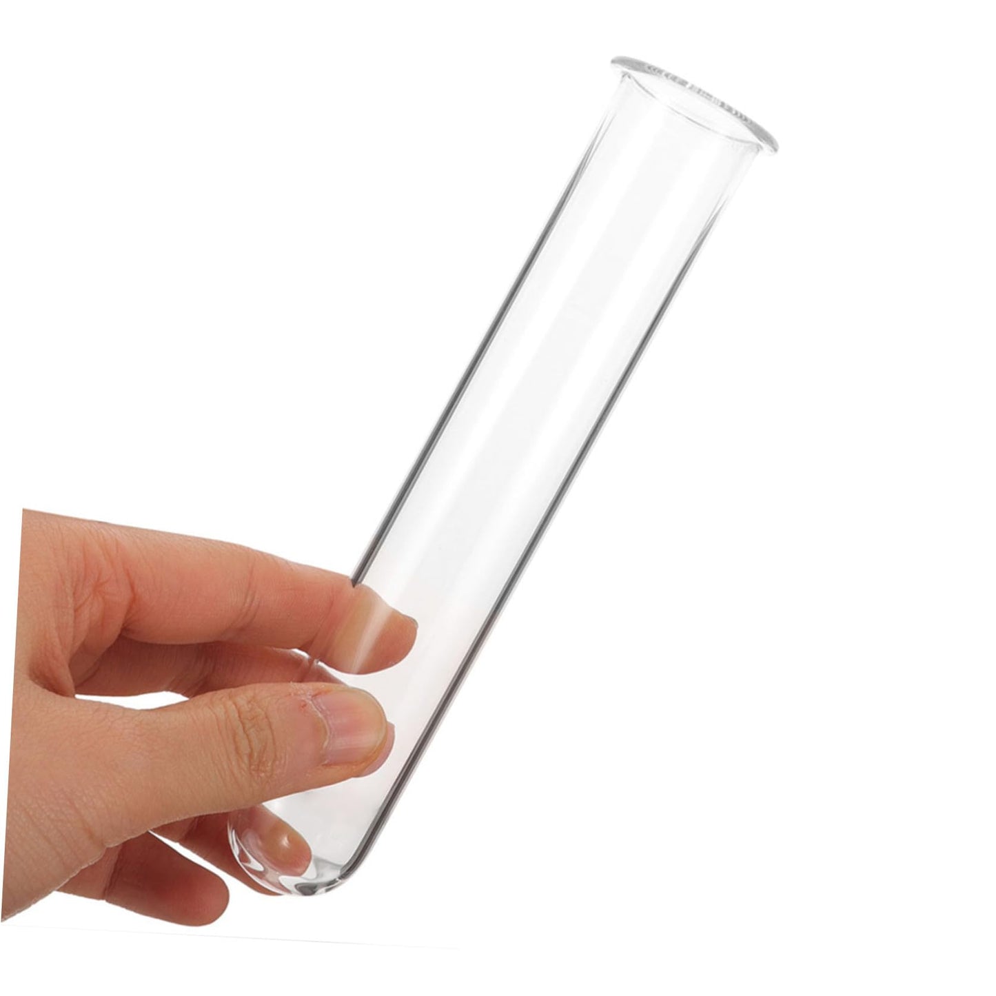 JEWEDECO 5pcs Glass Test Tubes for Plant Propagation Vase Hydroponic Floral Water Tubes Glass 2.5x3x15cm Small Terrarium Plants Home Décor
