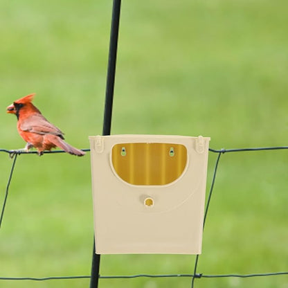 Zerodeko 4-Pack Bird Breeding Boxes Hanging Nesting Houses for Small Birds Finches Sparrows Parakeets Lovebirds with Easy Clean Design and Durable Construction 5.11X5.11X3.93 Inches