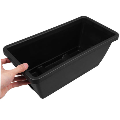 ORFOFE 2 Sets Rectangular Planting Trough Hose Stand Outdoor Garden Planter Astetic Room Decor Vegetable Planters Window Pot Plants Indoor Flower Planter Plastic Mini Flower Bed