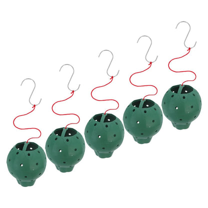 UTHCLO 5pcs Plastic Hanging Plant Pots with Multi-Opening Design for Succulent, Indoor and Outdoor Use, Strawberry Jar Style Seedling Containers for Patio Gardening