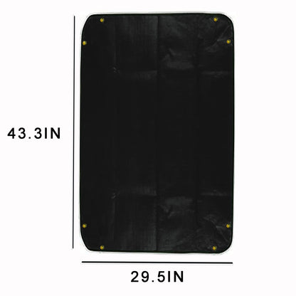 BIUWING 2 PCS Large Repotting Mat for Plant Transplanting and Mess Control, 43" X 29" Thickened Foldable Waterproof Plant Potting Tray, Portable Potting Mat Gardening Tray for House Plants Succulents