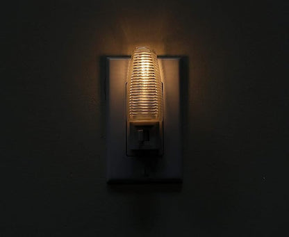 Kingman Night Light Wall Plug in with On/Off Switch Warm White UL Listed, 120V 4W (2 Pack)