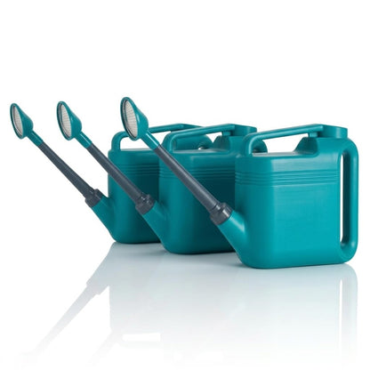 3-Pack 2 Gallon Watering Can, Garden Watering Can Outdoor, Large Plant Watering Can with Long Spout, Non-Slip Handle, Leak-Proof Plastic Watering Can
