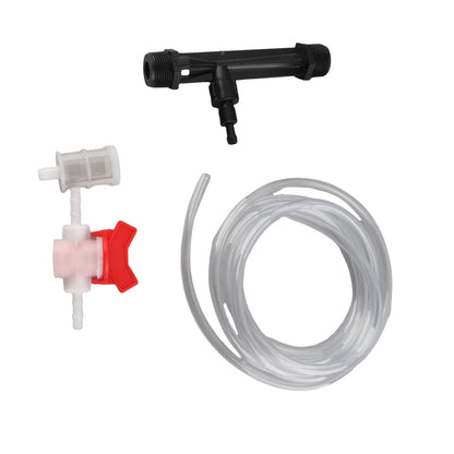 banapoy 3/4 Inch Venturi Fertilizer Injector, Garden Irrigation Device Water Tube Drip Irrigation Kit for Garden Farm Liquid Fertilizer Injection