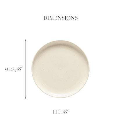 Casafina Ceramic Stoneware 18-Piece Place Setting Service for 6 with Cereal Bowls - Pacifica Collection, Salt White | Microwave & Dishwasher Safe Dinnerware Set | Restaurant Quality Tableware
