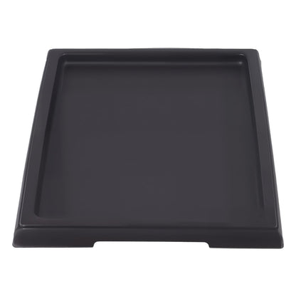 MUKLEI 8 Pack Plastic Bonsai Humidity Drip Trays, Rectangular Plant Water Catcher Tray, Humidity Tray for Indoor Plants, Bonsai Tree, Succulents, Cactus, Black(11.4 x 8.5 Inch)