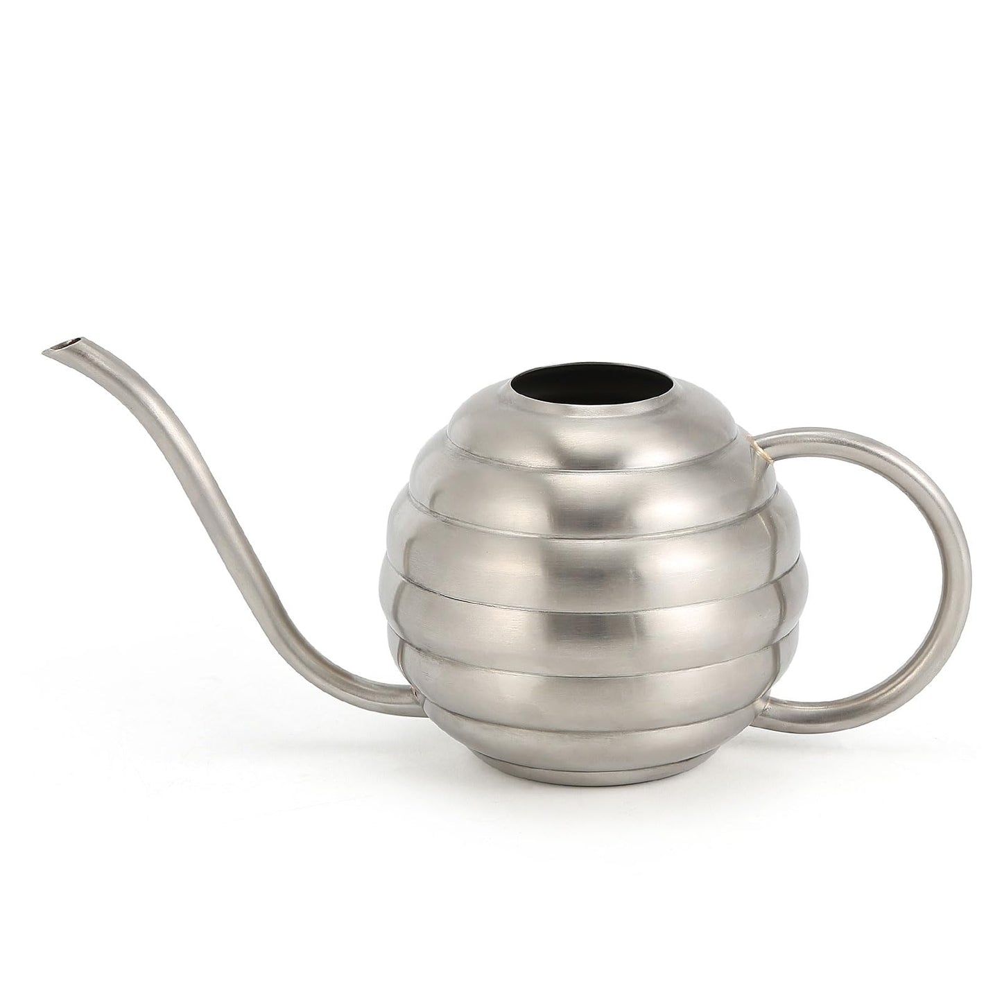 Lianshi Plant Watering Bottle, 400ml/14oz, Retro Style Watering Can, Matte, Frosted (Silver)