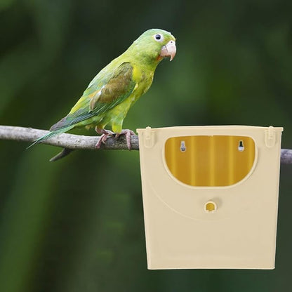Toddmomy 5PCS Plastic Bird Nesting Box - Professional Parakeet Breeding House for Cage, Safe Hatching Box for Lovebirds, Budgies and Cockatiels, Easy to Install & Clean