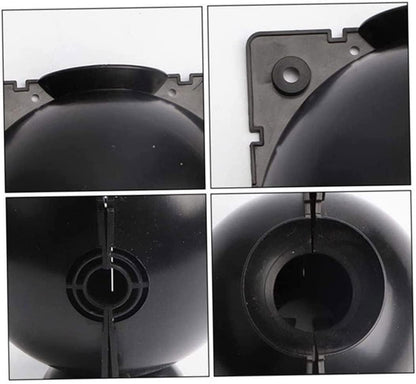 Weicoca 5Pcs Black Plant Rooting Device -Air Layering Pods - High-Pressure Propagation Ball Rooter Box for Garden -Reusable Plant Rooting Device Plant Rooting Grow Box