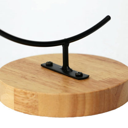 WOCTDTHW Ornament Display Stand Holder Iron Hanger for Chrismas Hanging Glass Globes (C Shape 2 Pcs)