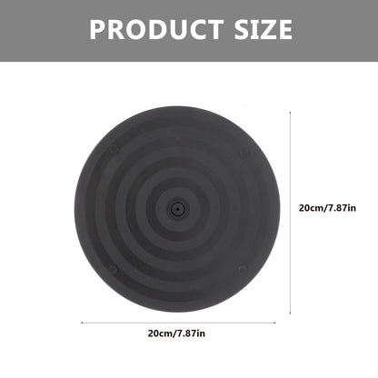 FELTECHELECTR Floral Turntable Rotating Lazy Susan Household Turntable Bracket for Flower Arrangement Smooth Swivel Plate No Installation 7.87 Inch