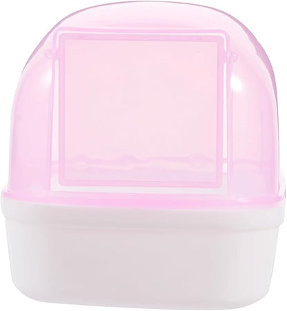 Toddmomy 2pcs Plastic Hamster Boxes Bathtub for Dust Bath Accessories for Cages Chinchilla Supply