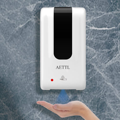 AETTL Soap Dispenser,Touchless Automatic Foaming Hand Sanitizer Dispenser Wall Mount, 40oz Motion Sensor Foam Liquid Refill Bottle Sanitizer Dispensing for Bathroom Kitchen Home