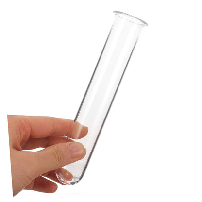 STAHAD Glass Hydroponic Vase Plant Propagation Tubes 5pcs 2.5x3x15cm Test Tubes for Small Terrarium Plants Home Desk Decoration