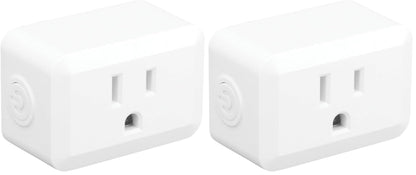 Globe Electric 50329-U Wi-Fi Smart Plug Mini, No Hub Required, 1 Grounded Outlet, White (1-Pack, 15A), Home Automation, Outlet Extender, Electronics, Smart Home, Works with Alexa, Google Home, Echo