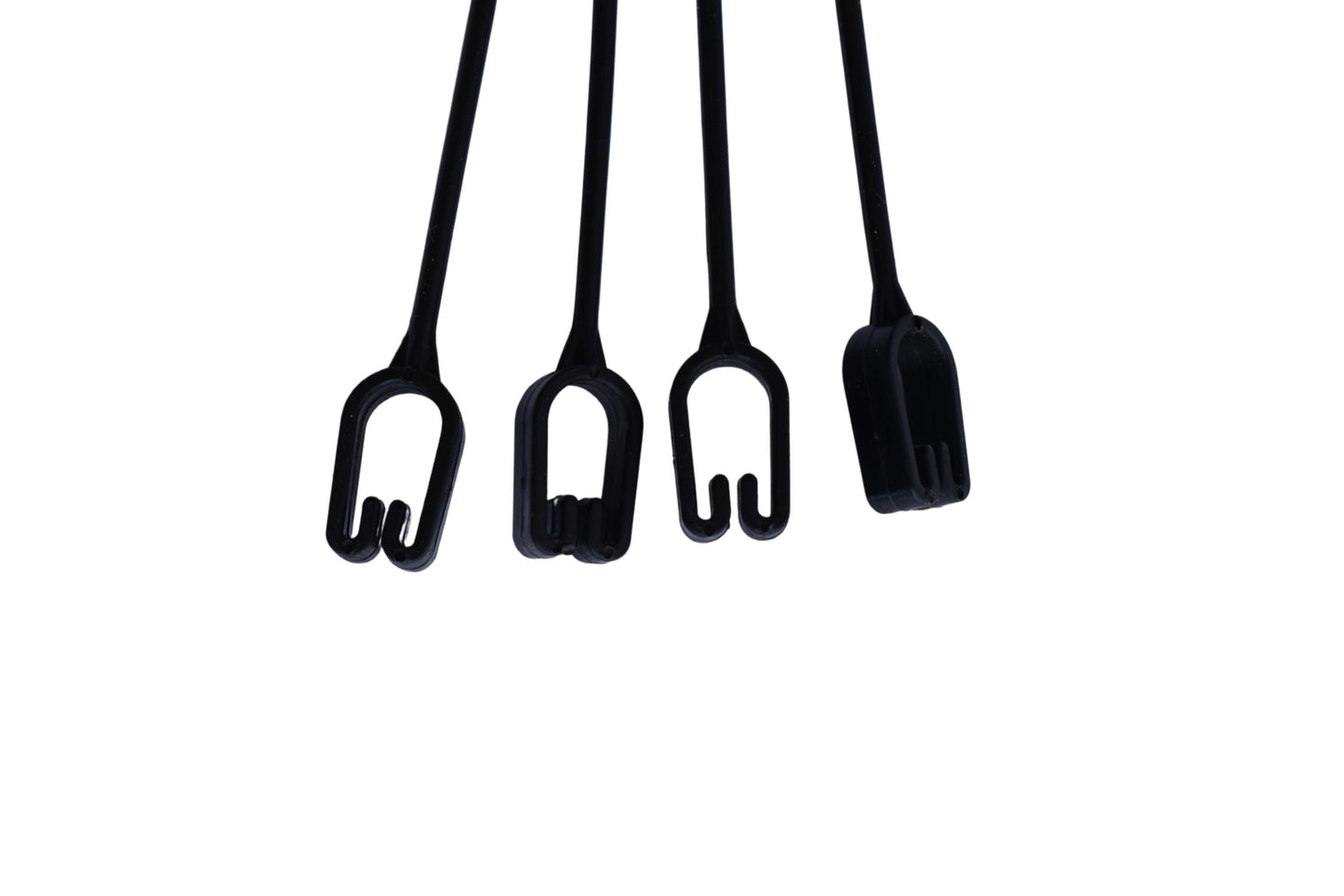 Replacement 4 Strand Plastic Hangers for 12" Hanging Baskets - Set of 5 (Black)