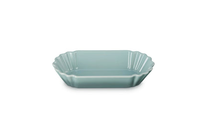 Le Creuset Stoneware Bistro Boat, 14 oz. (8.5" L x 4" W x 1.7" D), Sea Salt
