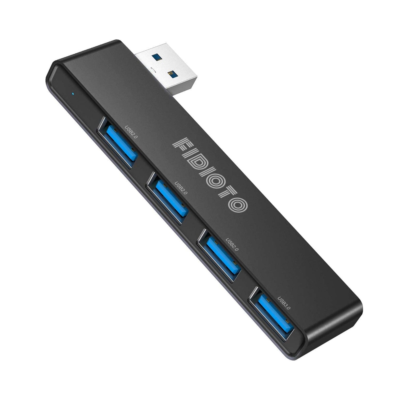 Fidioto USB Hub, 4-Port USB Splitter(1 * 3.0 Hub, 3 * 2.0 Hub) USB Splitter USB Expander for Laptop,Windows PC,Mac,Printer,Flash Drive,Mobile HDD, Notebook PC