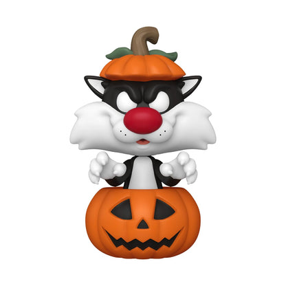 Funko Pop! Animation: Sylvester Cat with Pumpkin - Looney Tunes - Collectable Vinyl Figure - Gift Idea - Official Merchandise - for Kids & Adults - Horror Fans - Model Figure for Collectors