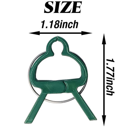 ROYHOO 120PCS Plant Support Clips, Gentle Flower Plant Clamps for Supporting Vine Climbing Plants, Gardening Lever Loop Gripper Clips Help Stems Vines Grow Straight Upright