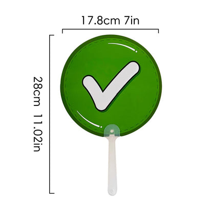 Zwttey 20 Pack True or False Classroom Voting Paddles, Classroom Teacher Student Interaction Signs, Event Meeting Election Supplies