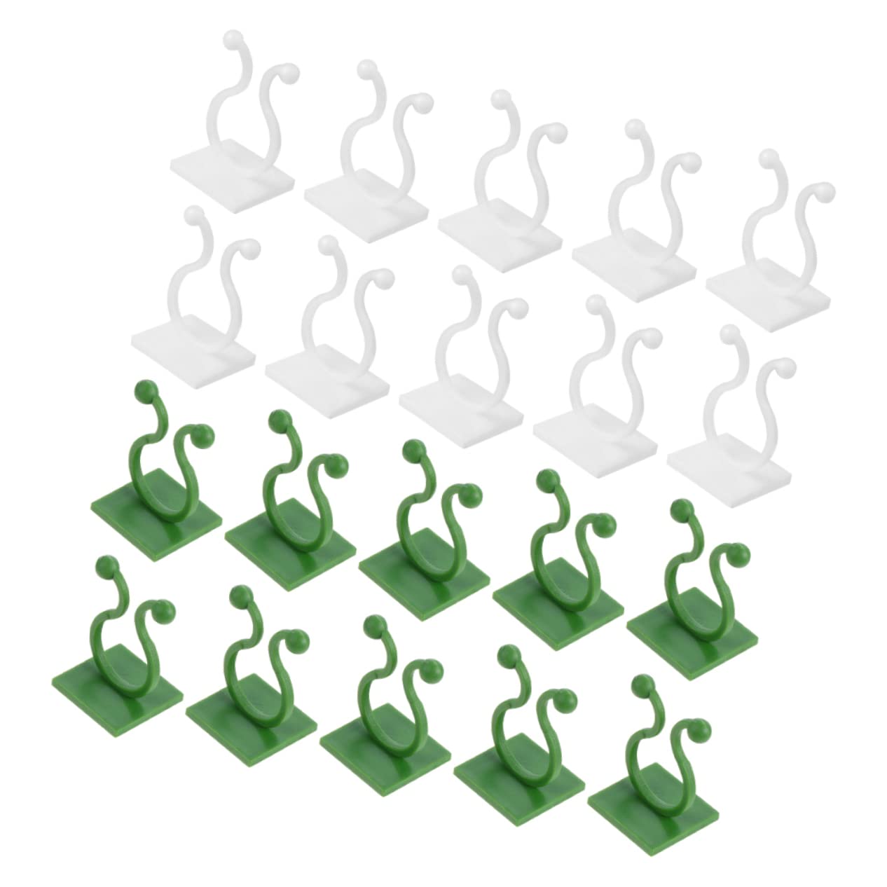 MERRYHAPY 120pcs Plant Wall Sticky Hooks for Climbing Plants Self-Adhesive Vine Clips Easy Installation Fixators for Home Decor