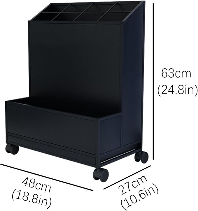 SEIFE Movable Commercial Metal Large Capacity Umbrella Holder With removable drain tray,Can hold 30 umbrellas，Indoor Entryway Umbrella stand，For Hotel,Offices,home(Black)