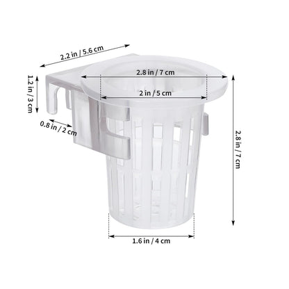 TOYANDONA 4pcs Aquarium Hanging Plant Holder Aquatic Planter Cups for Fish Tank Decoration Water Design for Aquatic Plant Cultivation