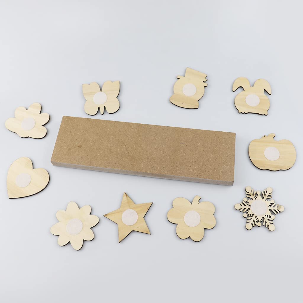 Alnicov “Home” Letter Sign Table Decoration Set with 10 Pieces Lovely Interchangeable Wooden Decor Sign Table Ornaments for Dinner Room Decor Table Topper