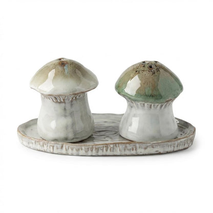 The Bridge Collection Mushroom Unique Salt and Pepper Shaker Set