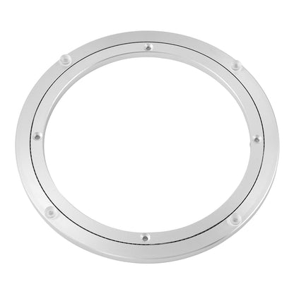 QDiShi 8 Inch Lazy Susan, Heavy Duty Swivel Turntable Aluminum Bearing Metal Rotating Turntable Bearings Swivel Plate Hardware for Dining-Table and Workbench (8 inch)