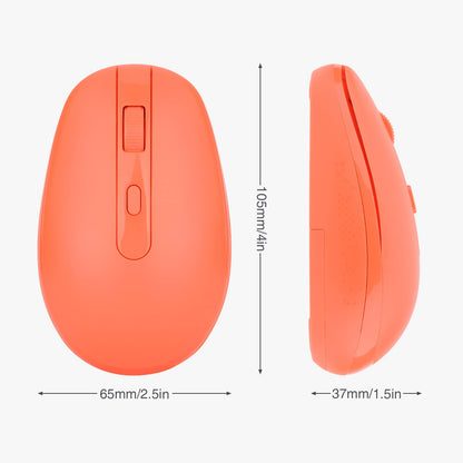 Rii Wireless Mouse RM700 2.4G Silent Mouse with USB Nano Receiver for Laptop,PC,Mac,Chromebook,Windows (Pink)