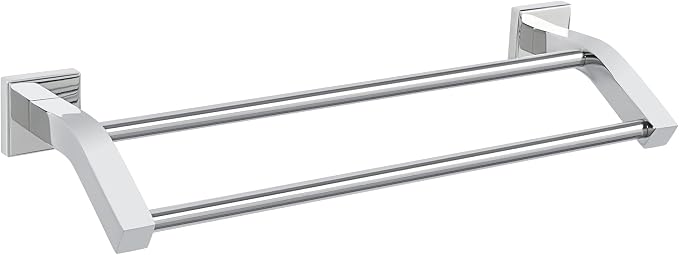 Alise Bath Double Towel Bars,Towel Holder Towel Racks for Bathroom Lavatory,16 Inch SUS304 Stainless Steel Towel Hanger Towel Rail Wall Mount,Polished Chrome