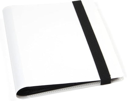 GEAoffice Small Card Binder - 4 Pocket Trading Card Collection Album Folder - 160 Side Loading Pocket Binder for TCG, MTG, Sports & Game Cards - Gifts for Card Collectors (White)