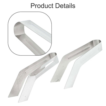 SundiooK for Stainless Steel Young Plant Tongs 2Pcs, Gentle Grip Transplanting for Indoor Outdoor Gardening, Rust Resistant Weeding and Loosening Pliers