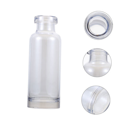Healifty Glass Hydroponics Vase for Desktop Planter Simple Transparent Terrarium for Home Decoration Small Mouth Glass Vase for Office and Indoor Plants