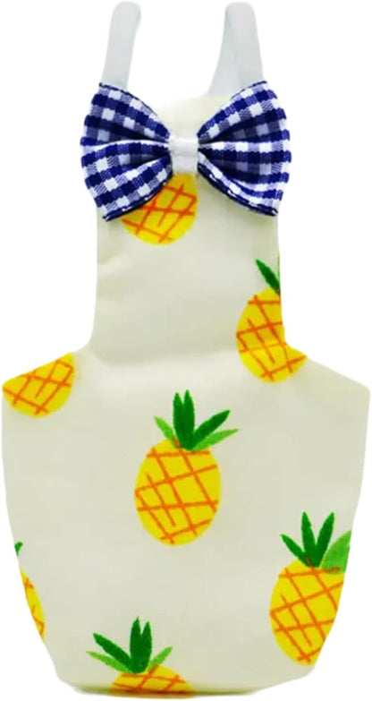 Bird Flight Suits Diapers, Parrot Flight Suits Diapers for Monk Parakeets, Cockatiels Flight Suits, Parrot Clothes, Bird Training Nappy Suit Liners Clothes (X-Small,Yellow-C)