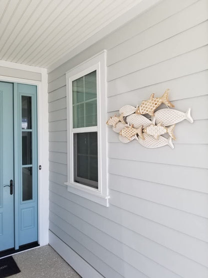 NoDamageHooks The Original for Fiber Cement Board siding ONLY! (8 Hooks and 1 Tool) - Invented, Patented and Made in the USA!