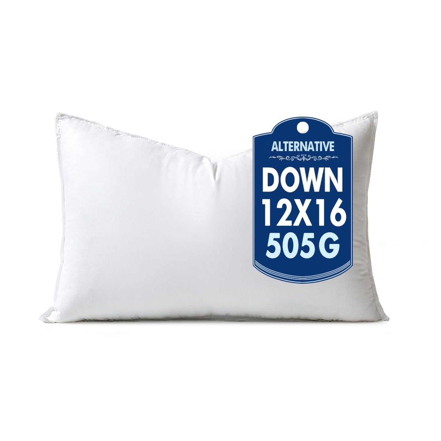 MIULEE 24x24 Down Alternative Pillow Insert Euro Decorative Throw Pillow 24 x 24 Inch Body Bed Sleeping Ultra Soft Fluffy Form for Sofa Couch Bed