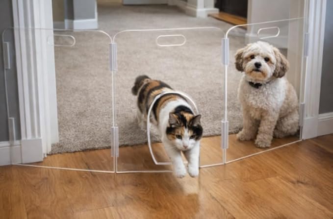 Pet Barrier (2-Panel (Cat Pass Through))