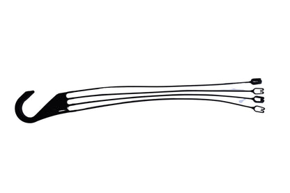 Replacement 4 Strand Plastic Hangers for 12" Hanging Baskets - Set of 5 (Black)