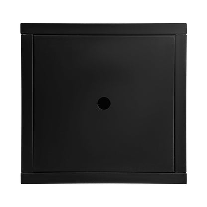 ZUCIVI Metal Planter Box for Outdoor Plants 14 x 14 x 30 Inches Cube Steel Heavy Duty Flower Pot Large Rectangular Planter with Insert Shelf and Drainage Holes Suitable for Patio Yard Garden Porch
